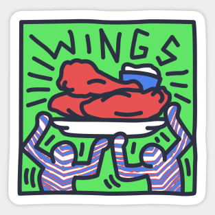 Buffalo Wings Sticker